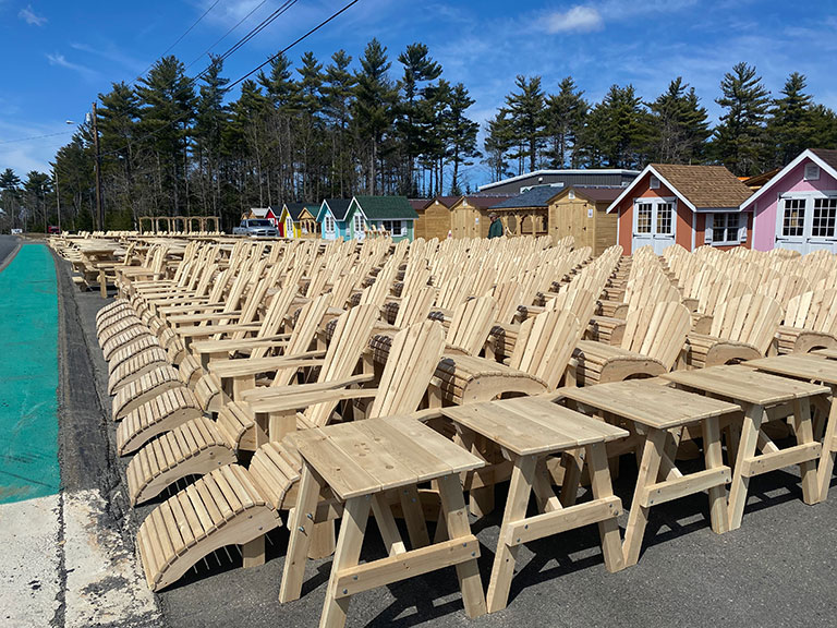 The Amish Chair Company Wood Furniture Barn Indoor Outdoor P E O Halloran Division Located In Ellsworth Maine - Patio Furniture Ellsworth Maine